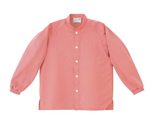 キラク 前開きシャツ M CR818-14(ピンク)