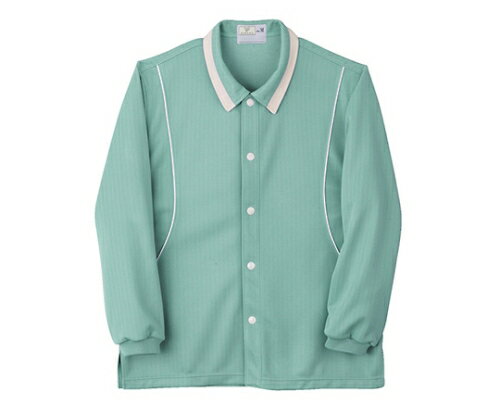 キラク 前開きシャツ S CR832-46(グリーン)