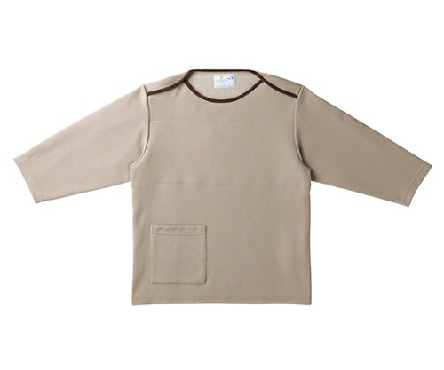 キラク 検診用シャツ S CR838-28(ライトブラウン)