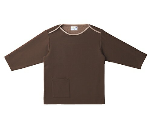 キラク 検診用シャツ BL CR838-30(ブラウン)