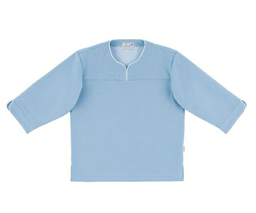 キラク 検診用シャツ S CR841-76(インクブルー)