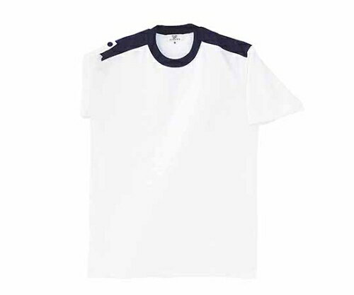 特徴●介助時にジャマな袖を留めるロールアップひも付き。ずり落ちません。●※ロールアップの紐をはずすと普通のTシャツとして着用できます。仕様●男女兼用●素材：ポリエステル60％・綿35％・ナイロン5％[シャインアップ+ウォーターマジックリバースメッシュ]●サイズ：3L●色：ホワイト●胸囲（cm）：110●身丈（cm）：77●袖丈（cm）：24●肩幅（cm）：52