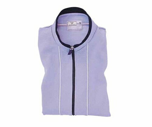 キラク　ハーフジャケットLL CR051-80(ラベンダー)