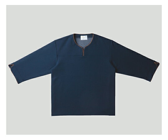 キラク 検診用シャツ LL CR841-88(ネイビー)