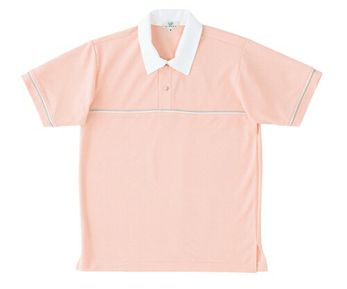 キラク ニットシャツ L CR093-13(オレンジピンク)