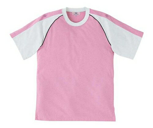 キラク　TシャツSS CR095-12(ピンク)(4.0)