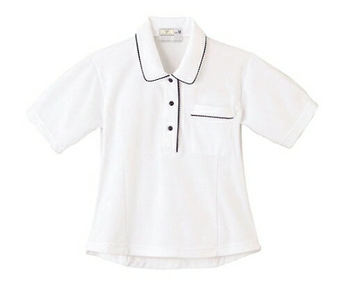 キラク レディスニットシャツ3L CR124-01(ホワイト)