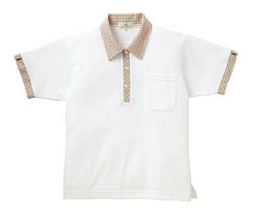 キラク レディスニットシャツ3L CR132-01(ホワイト)