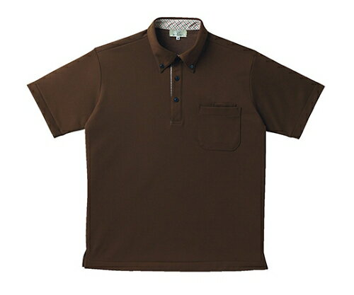 キラク ニットシャツ SS CR143-30(ブラウン)