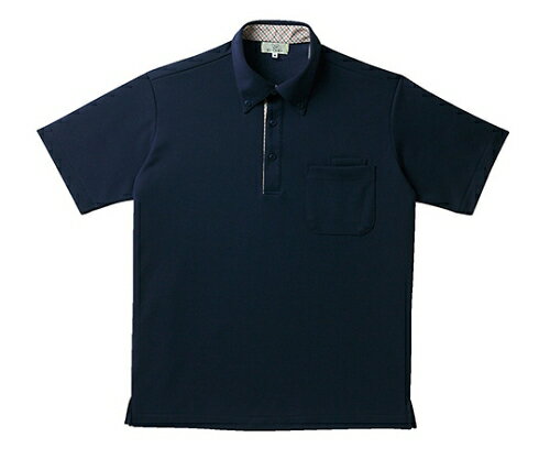 キラク ニットシャツ S CR143-88(ネイビー)