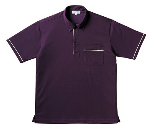 キラク ニットシャツ LL CR144-80(パープル)