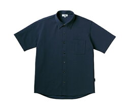 キラク　ニットシャツ LL CR162-89(ネイビー)