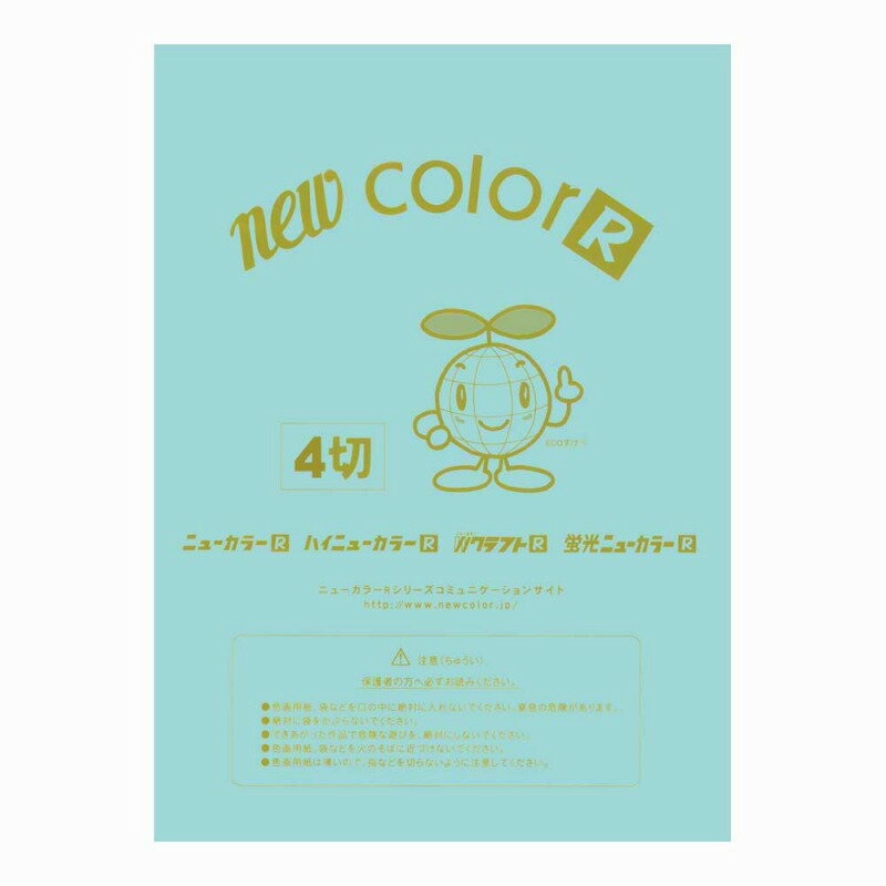 Other - 【100枚セット】ニューカラーR　あかるいあさぎ　4切 NC114-4