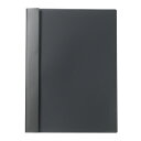 【PLUS】 10個セットP.P.レポートファイルA4 ダークグレー FL-101RT(82001)(3)