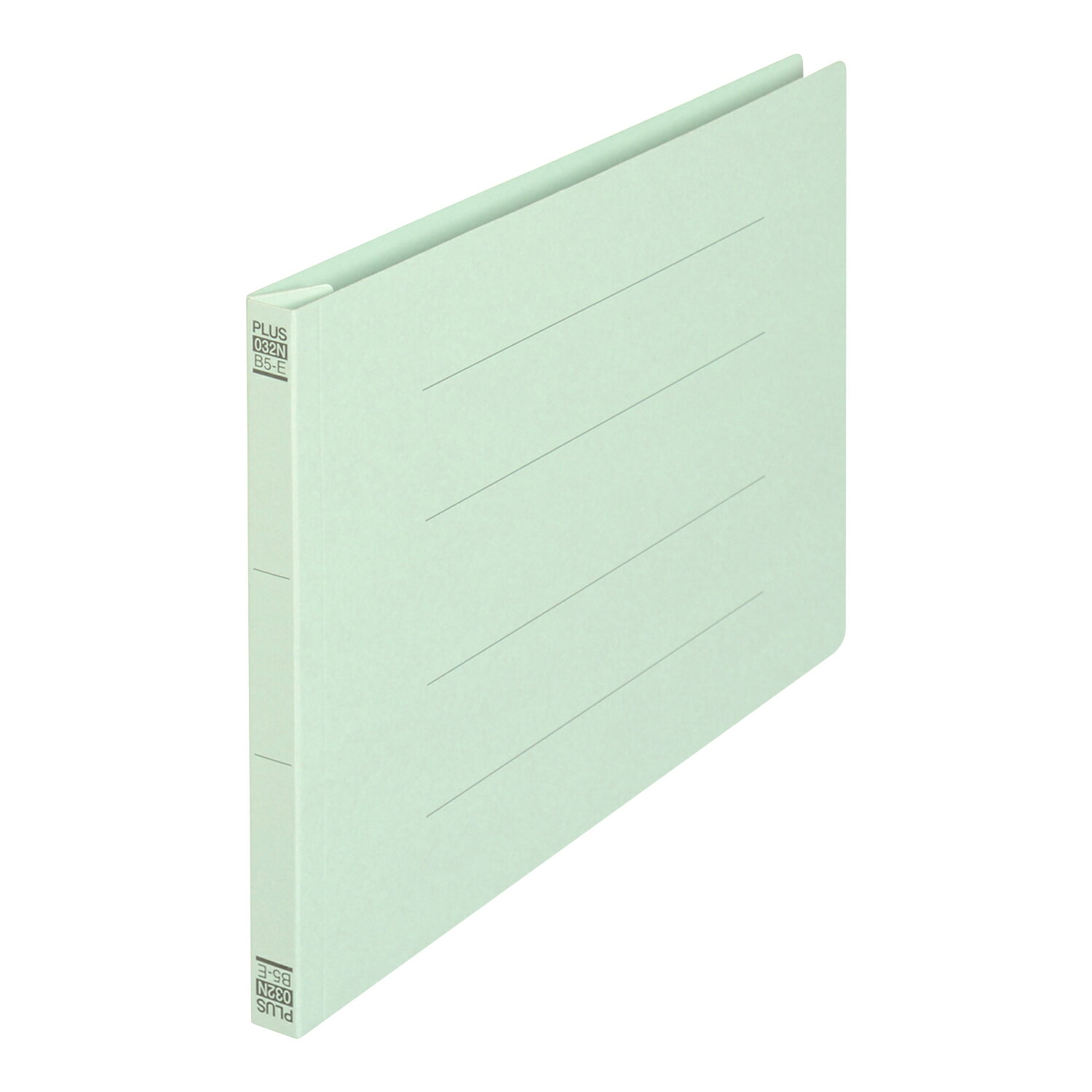 【PLUS】 フラットファイル ノンステッチ ヨコ型 B5-E 3冊パック ブルー NO.034NP(78405) プラス