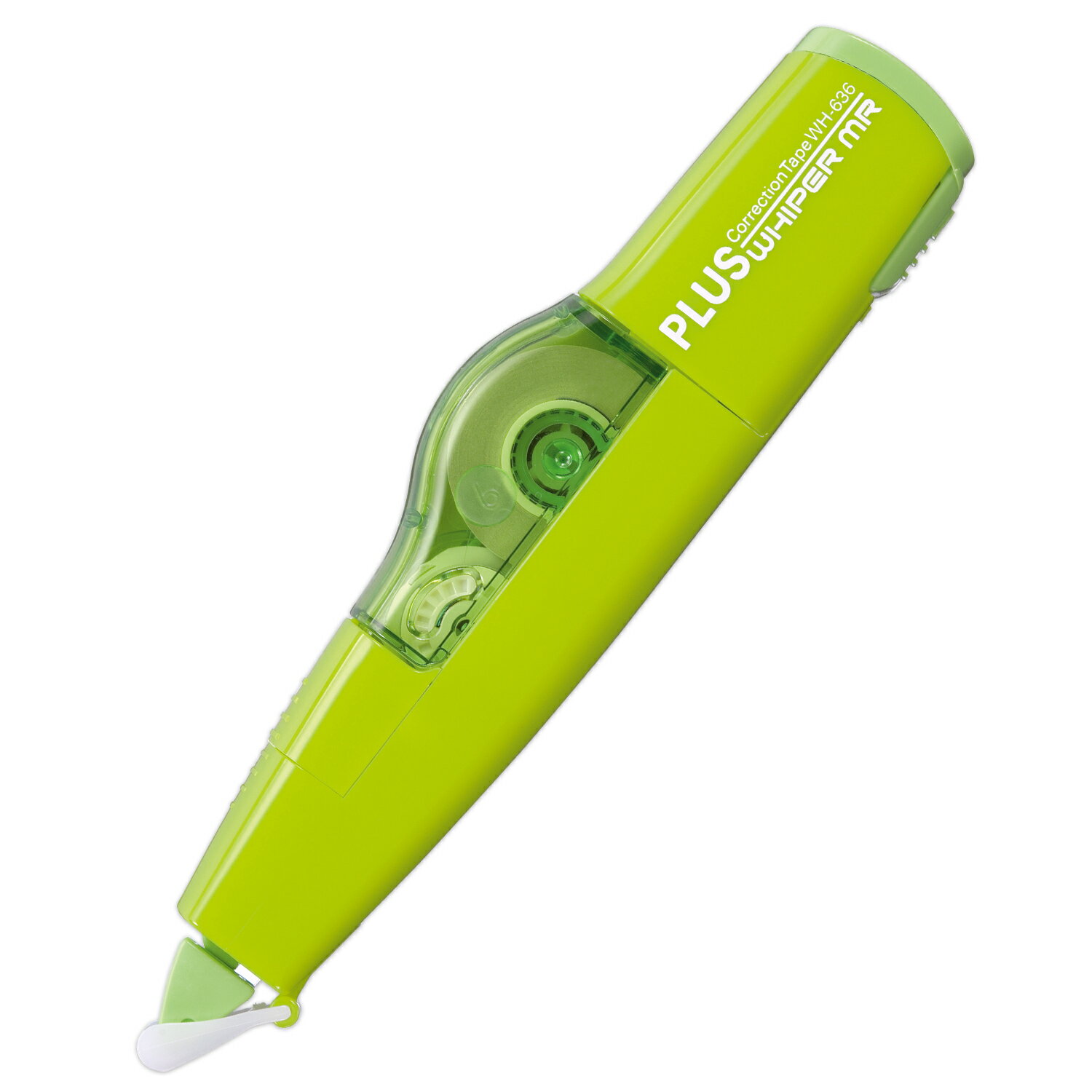 【PLUS】 修正テープ ホワイパー ミニローラー MR 6mm幅 (6m) グリーン WH-636(43927) プラス
