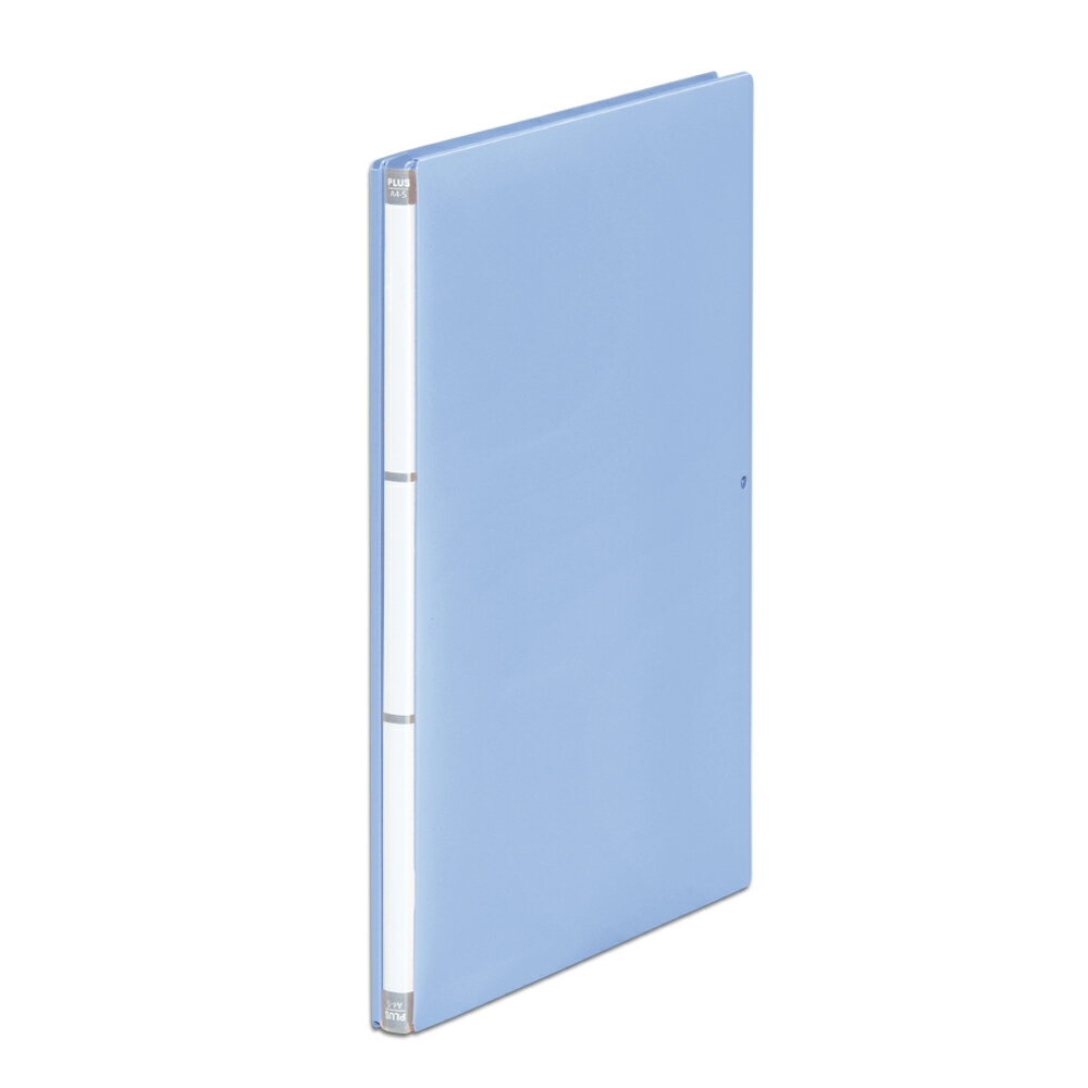 【PLUS】 背幅伸縮フラットファイル セノバスEX PP A4-S ブルー FL-021SP(89098) プラス