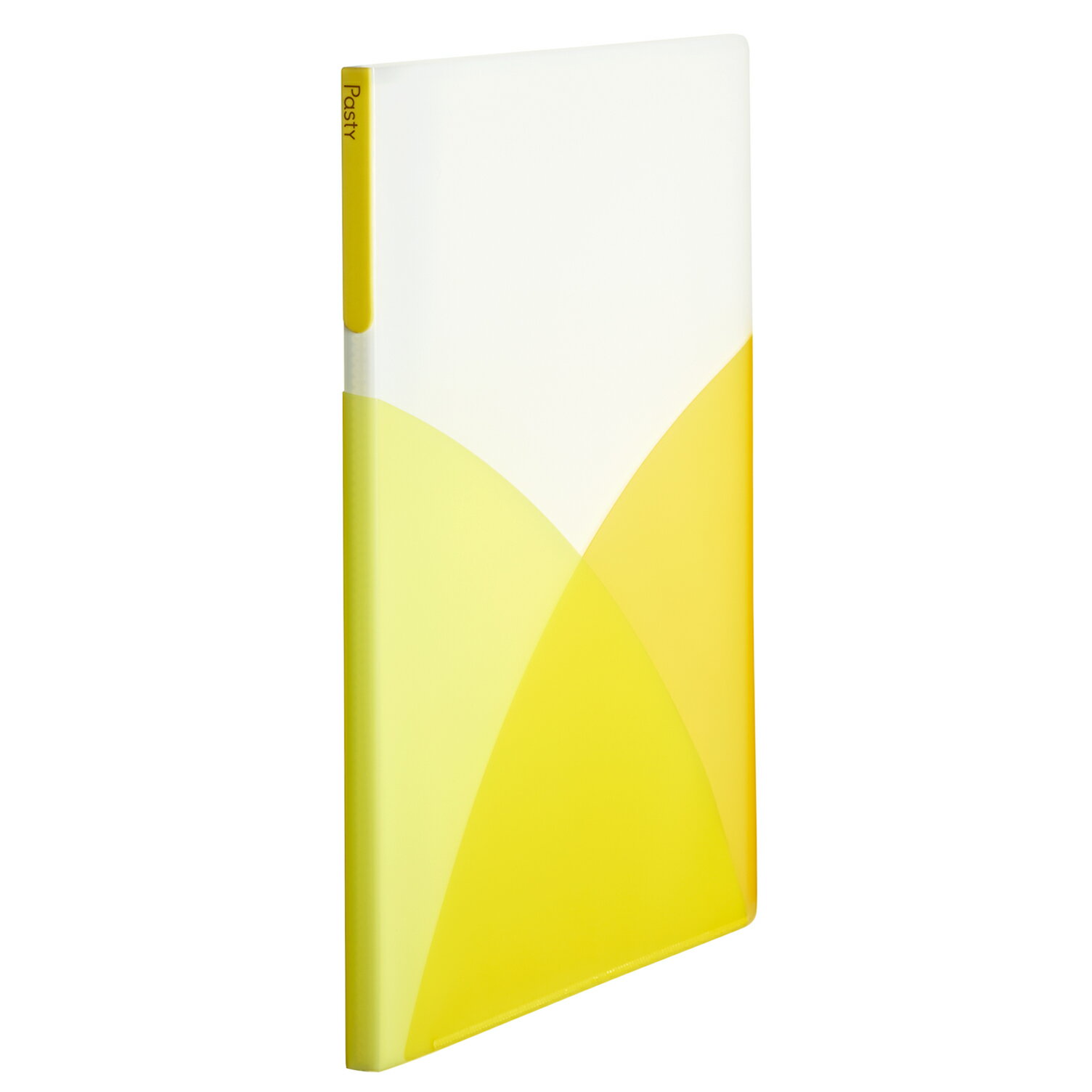 【PLUS】 Pasty (パスティ) クリアファイル B5 20ポケット レモンイエロー FC-420P(98426) プラス