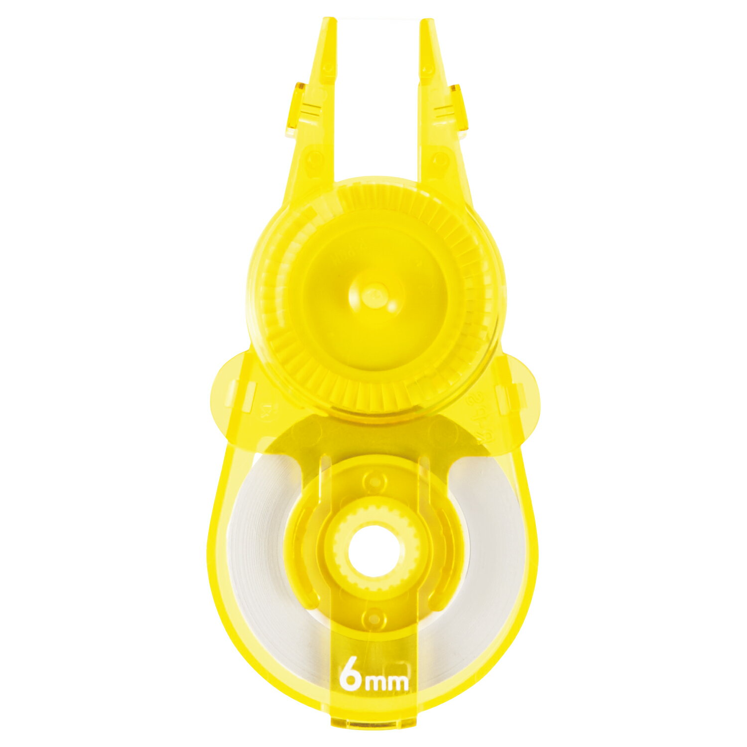 【PLUS】 修正テープ ホワイパー スライド 6mm幅 (12m) 交換テープ イエロー WH-116R(49559) プラス