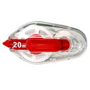 【PLUS】 修正テープ ホワイパー LT 6mm幅 (20m) レッド WH-1406(49572) プラス