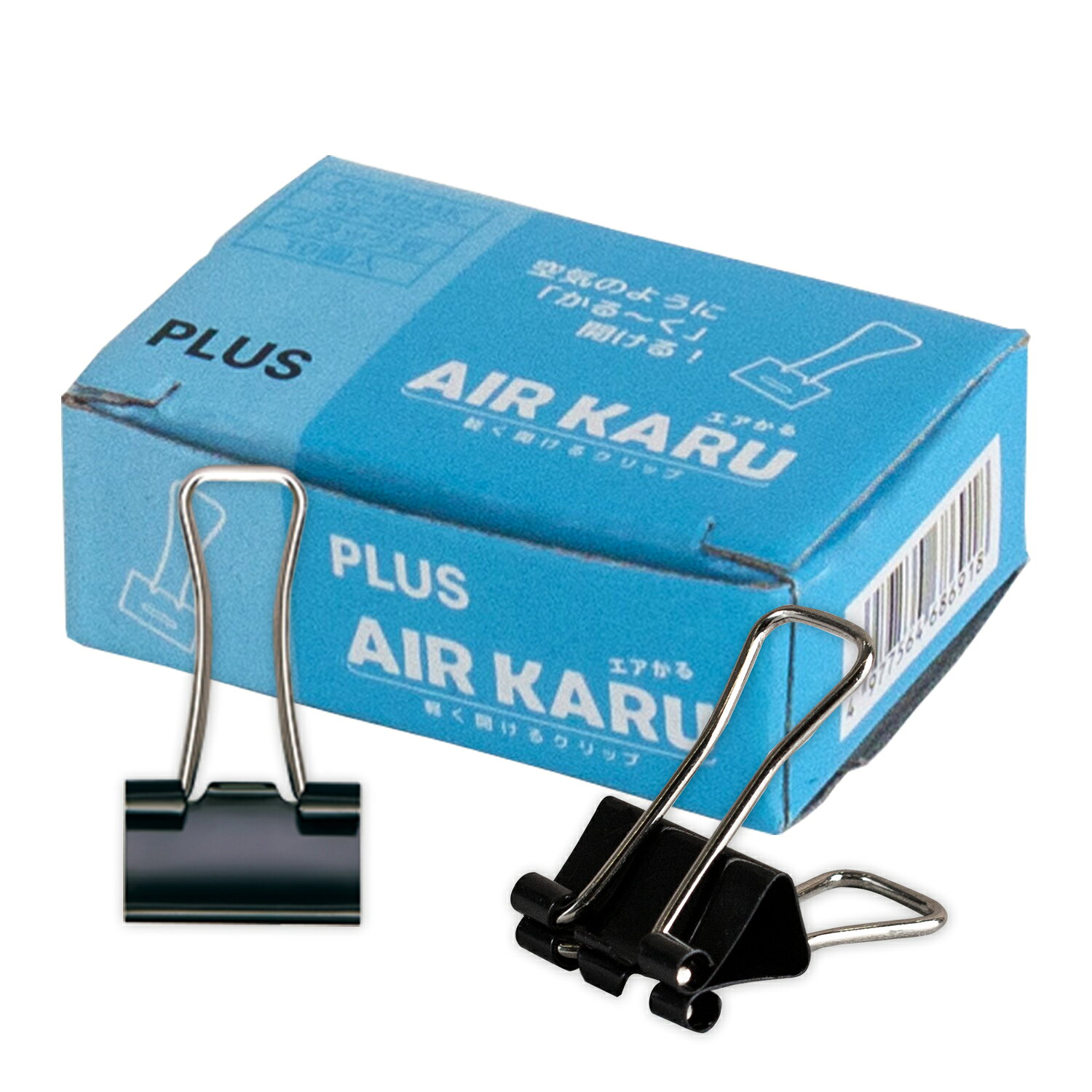 ◆空気のようにかる~く開ける、ダブルクリップ「エアかる」◆とじる保持力はそのままで、クリップの開く力を約25%削減。本体部分に突起をつくり、支点の位置をずらすことで、開く力を大幅削減。※省力率は当社従来品比実績データによる◆てこの原理を利用したオリジナル新機構で、開閉の固さの不満を解消。※オリジナル新機構 : 特許出願中◆指にやさしいフラットレバー。レバー先端をフラット形状にしたことで設置面積が増え、指へのフィット感がアップ、滑りにくく痛くない、指に優しいフラットレバーです。◆ 定番アイテムだからこそ負担軽減で効率アップ。オフィスや学校、ご家庭まで、どこでも誰でも様々な用途で使えるダブルクリップ。資料や図面とじ、お子様のプリントとじなど、軽く開くだけで更に生活が便利になります。◆しっかりはさめるダブルクリップ、シンプルだから使いやすい定番の形。◆銀色の取っ手の部分を指でつまむとクリップが開き、簡単に用紙を挟めます。◆挟んだ後は折りたためる取っ手なので、書類をスマートにまとめられます。