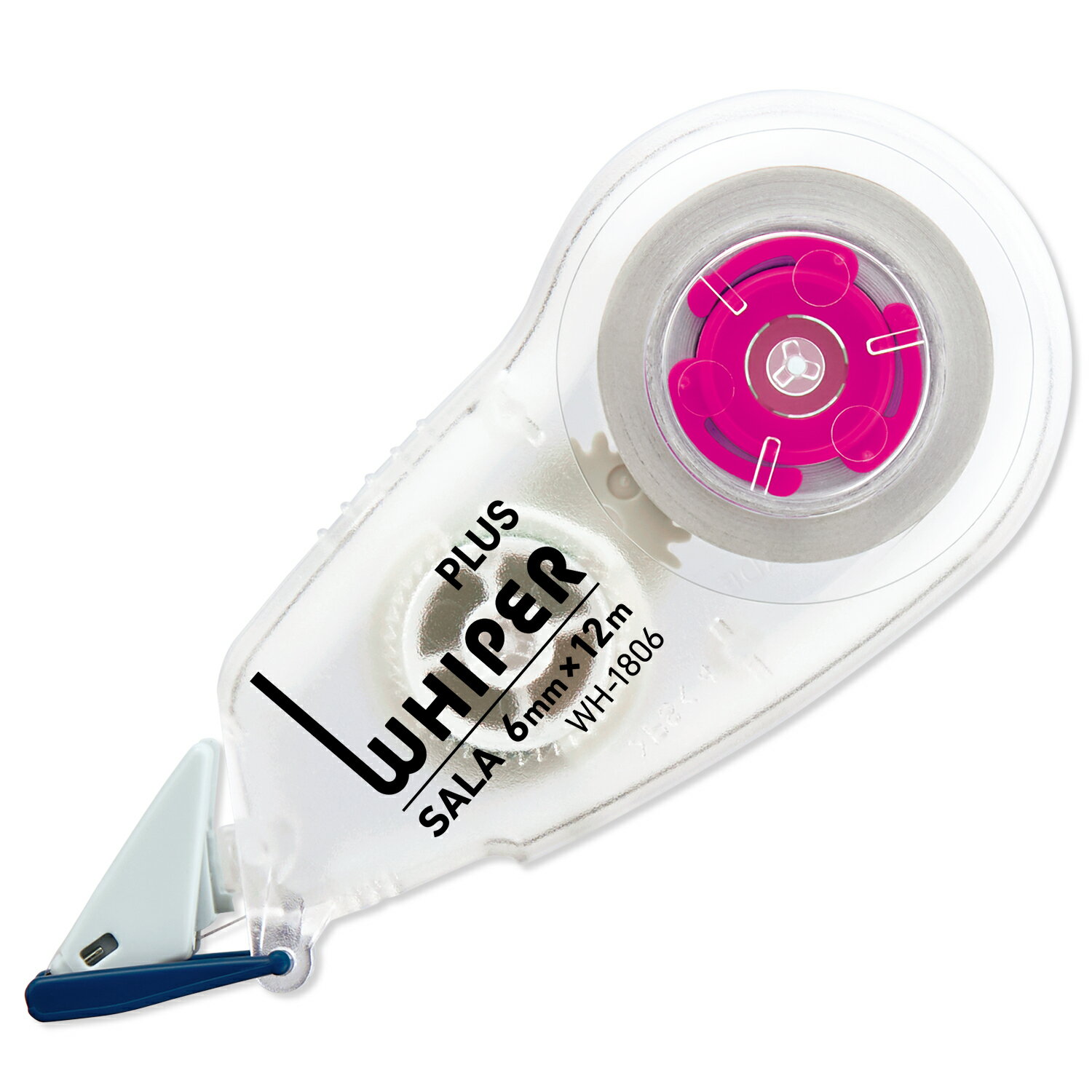 【PLUS】 修正テープ ホワイパー サーラ 6mm幅 (12m) ピンク WH-1806(51552) プラス
