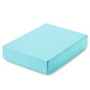 【PLUS】 仕切り箱付き 紙製 おどうぐばこ ブルー FL-196SF(79901) プラス