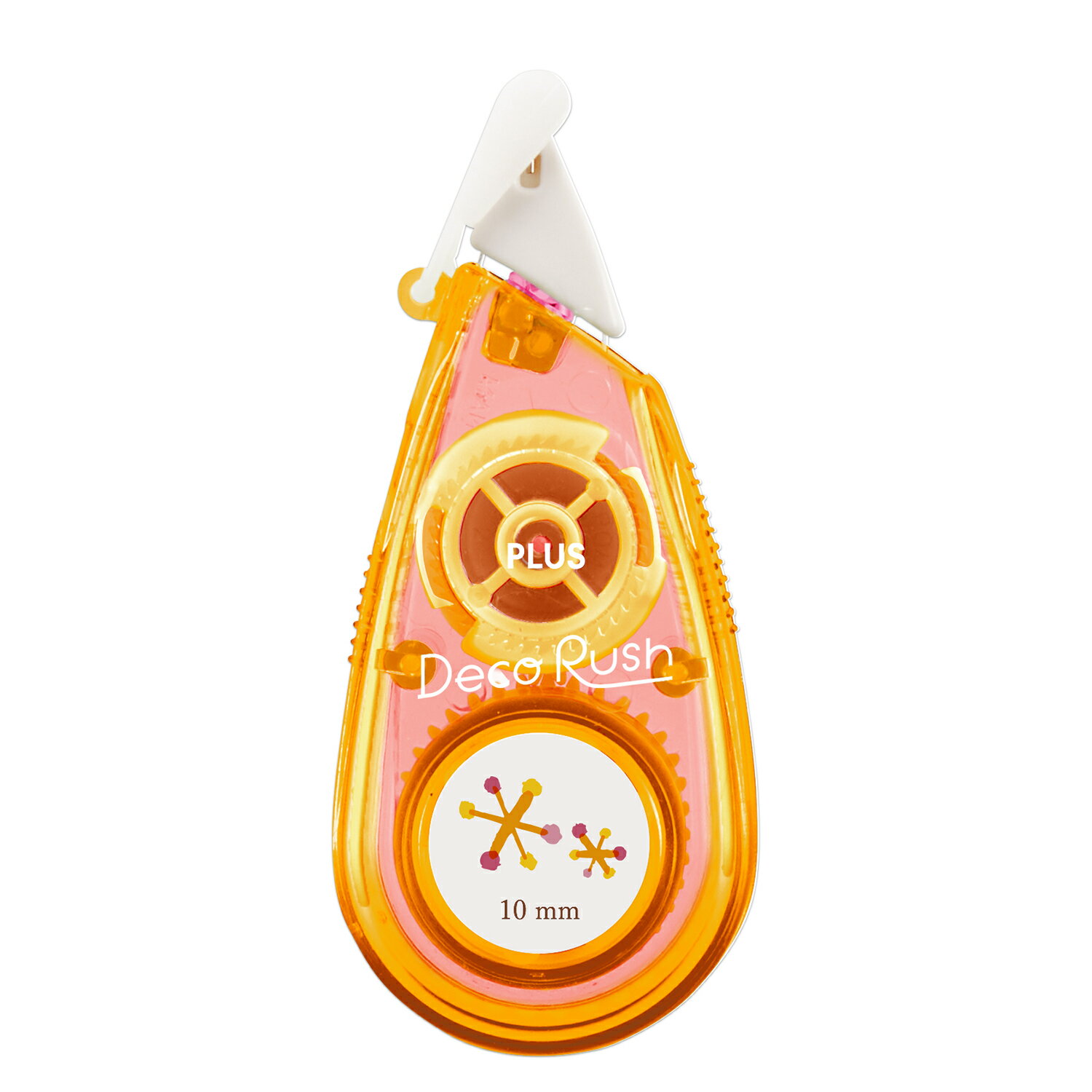 【PLUS】 デコレーションテープ デコラッシュ 10mm 太幅 パターン柄 きらめき DC-080-14 (51917) プラス