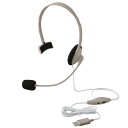 【PLUS】 片ミミ快適 ヘッドセット グレー TW-HS002(428811) プラス(2)