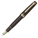 【セーラー万年筆】 プロフェッショナルギアスリムミニ 金 万年筆 PUFF BROWN MF Φ17×109.5mm 111503380(3)