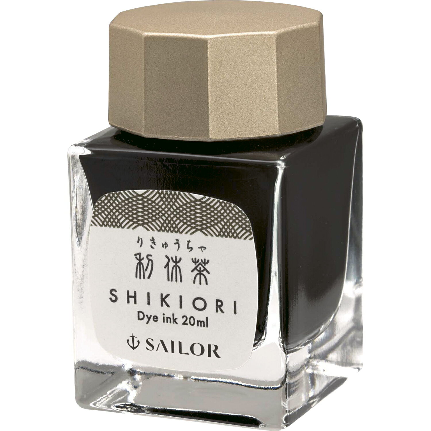 SAILOR - 【セーラー万年筆】 四季織 十六夜の夢 利休茶 万年筆用ボトルインク W34mm×D34mm×H58mm 131008214