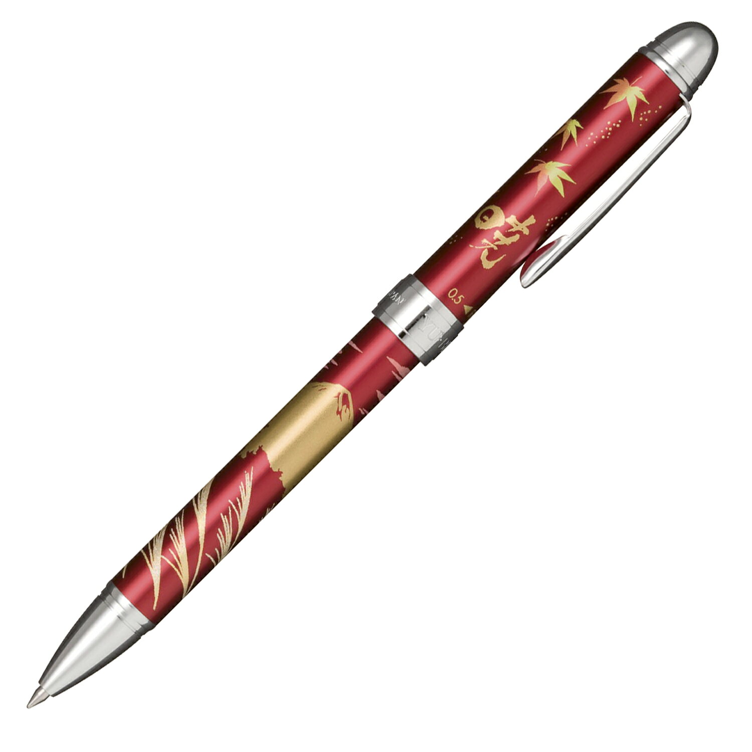 SAILOR - 【セーラー万年筆】 優美蒔絵複合(2CBP+SP) 四季の富士 RD Φ14.5×142.5mm 160348230