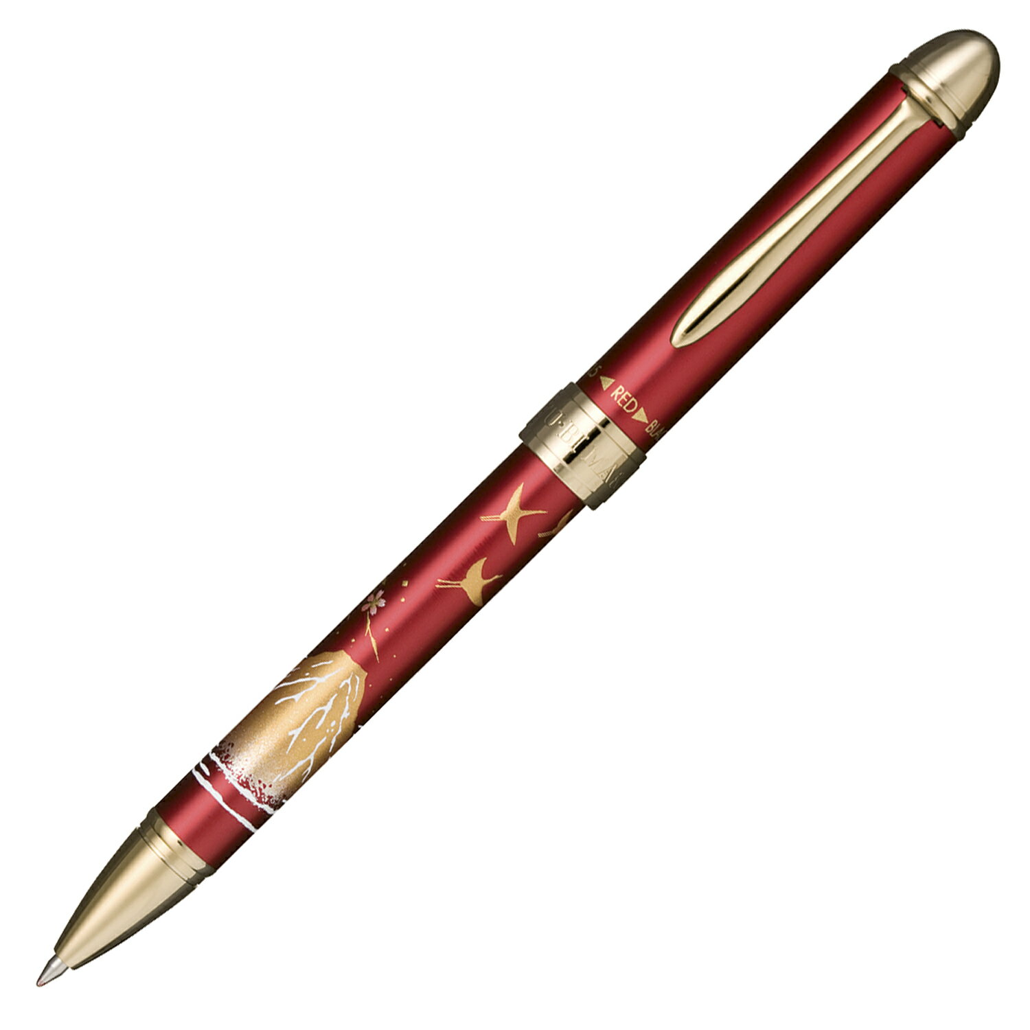 SAILOR - 【セーラー万年筆】 優美蒔絵複合(2CBP+SP) 富士 RD Φ14.5×142.5mm 160352230