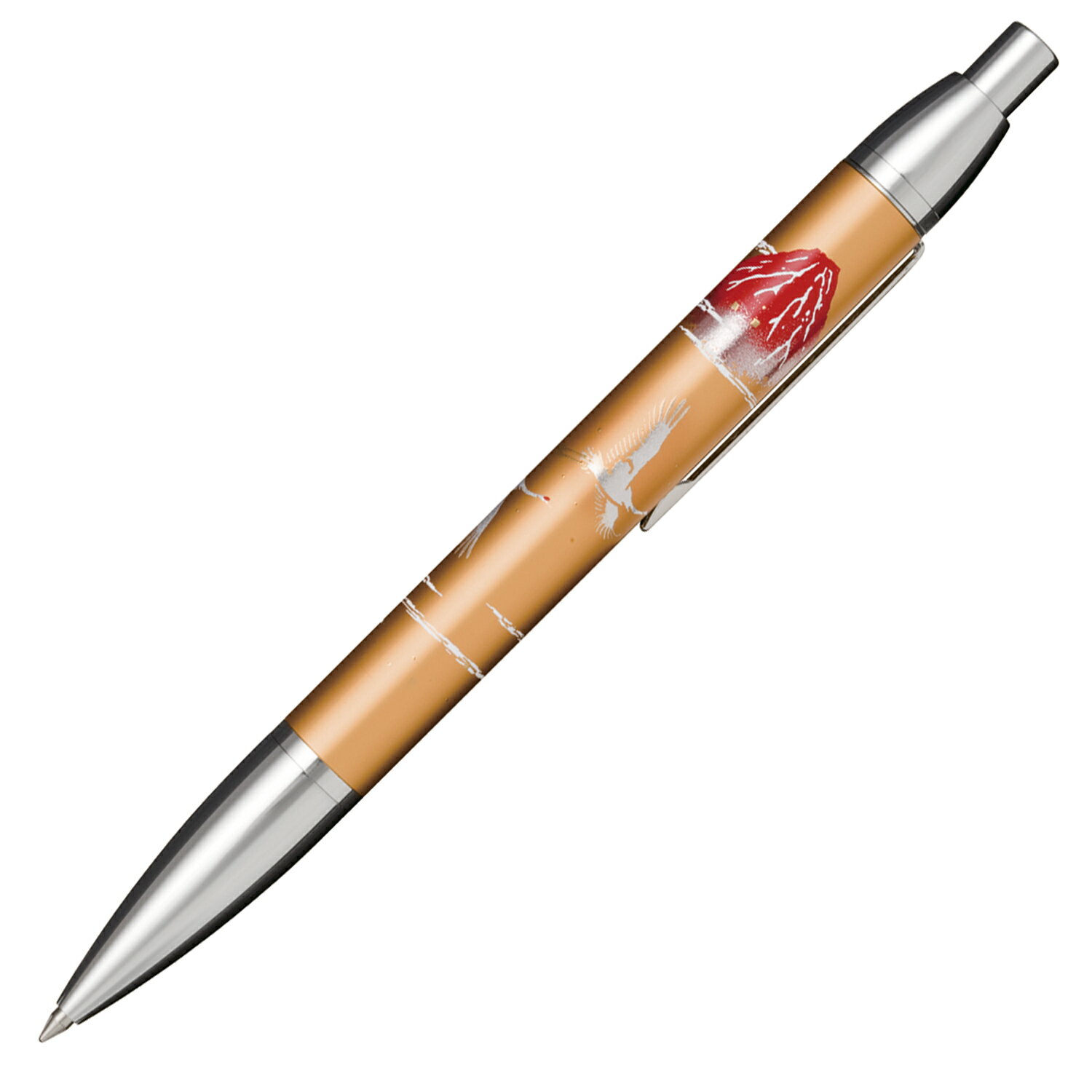 【セーラー万年筆】 優美蒔絵ボールペン 富士山に鶴 GD Φ15.5×135.7mm 160368279