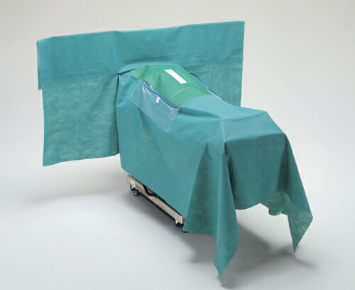 【送料無料】【スミスメディカル】 ドレープ　タイプN吸水　穴あき型 90×90cm　9cm円穴