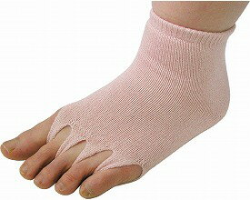 指ぬき健康ソックス ゴムあり M サーモンピンク 0957 ユニロック