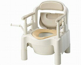 【送料無料】ポータブルトイレ　FX−CPソフト便座ピンク