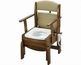 【送料無料】木製トイレきらく コンパクト 暖房便座