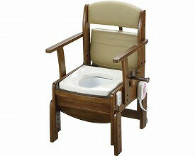 【送料無料】木製トイレきらく コンパクト 暖房脱臭
