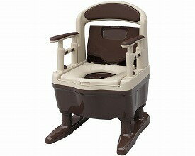※○ポータブルトイレジャスピタ ソフト便座 ブラウン 533-901 アロン化成