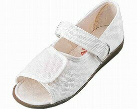 GM503 28cm 白 マリアンヌ製靴 介護シューズ/リハビリシューズ