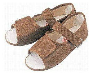 GM503 左足25cm 茶 マリアンヌ製靴 介護シューズ/リハビリシューズのサムネイル