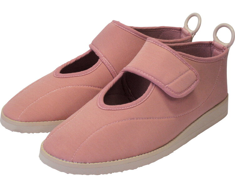 すたこらさんソフト07 1足 23~23.5 ピンク アスティコ 介護シューズ/リハビリシューズ
