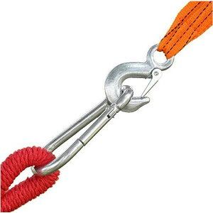 道具不要!3t迄OKハンモック固定ナイロンベルト2個 + 14cm特大カラビナ2個セット通販格安セール情報 楽天 通販