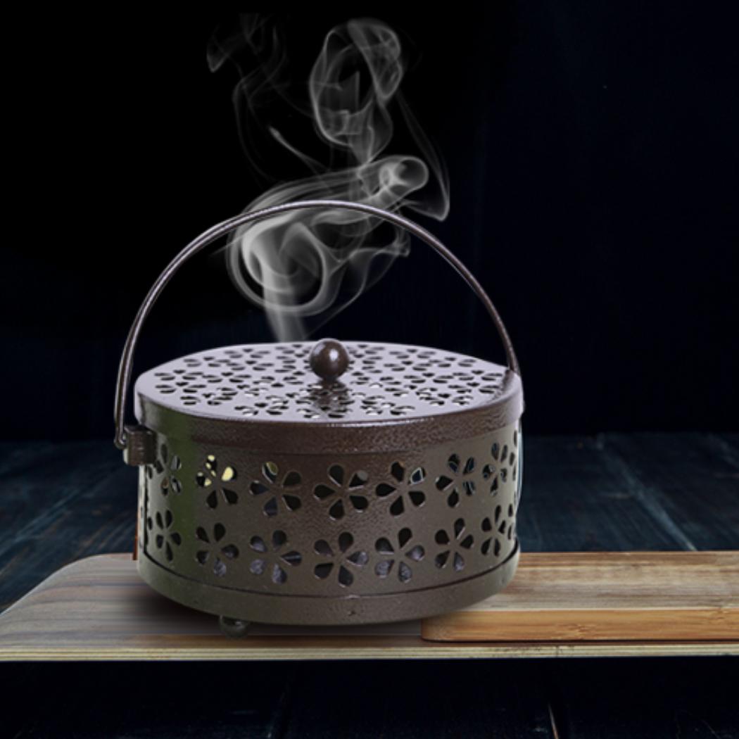 蚊取り線香入れ おしゃれ 持ち運び 鉄製 アウトドア インテリア ブラック/ レッド/ イエロー/ ブラウン通販格安セール情報 楽天 通販