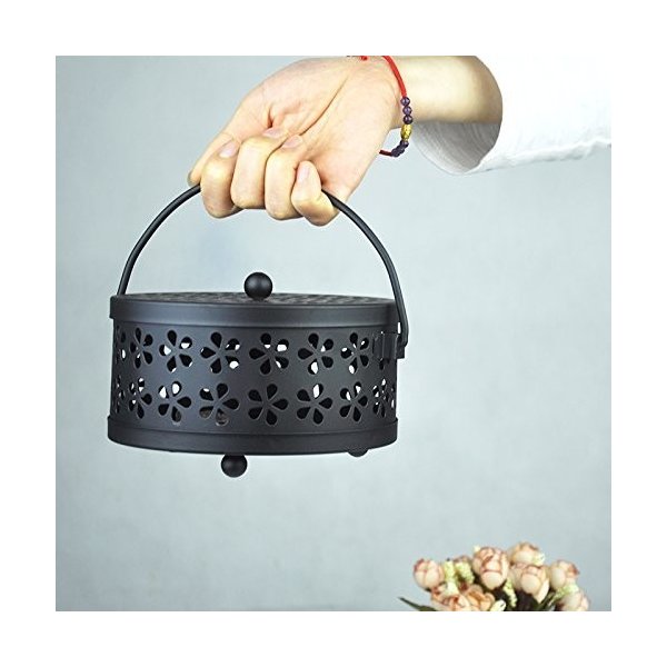 蚊取り線香入れ おしゃれ 持ち運び 鉄製 アウトドア インテリア ブラック/ レッド/ イエロー/ ブラウン通販格安セール情報 楽天 通販