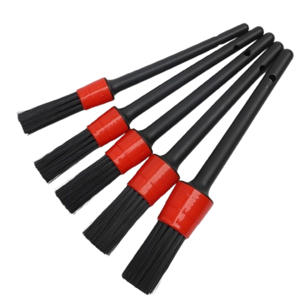 【訳あり特価】 洗車ブラシ ディテールブラシ 5本セット タイヤ ホイール洗浄 ハードブラシ