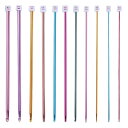 編み棒 かぎ針 11本セット レース針 手編み 手芸用品 アルミ製 27cm