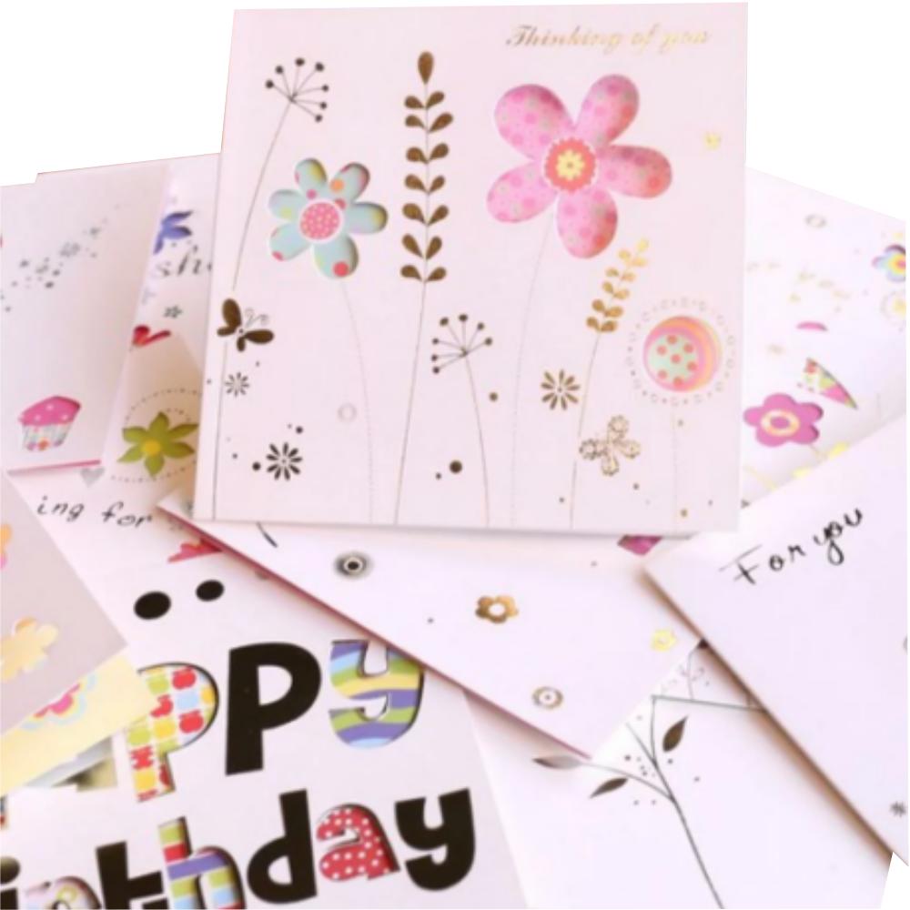 【全11種セット】 メッセージカード フラワー カラー 封筒付き 結婚式 バレンタイン 誕生日 ありがとう..