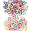 パステル ヘアゴム 子供 かわいい 髪ゴム 100本セット キッズ用 ベビー用 ヘアアクセサリー
